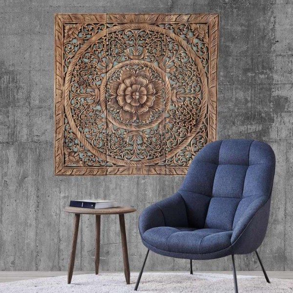 Mandala Holzbild 90 cm